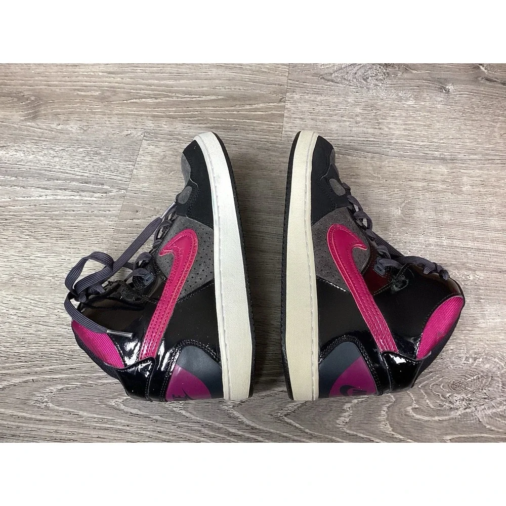 Nike Son Of Force Gray Black And Purple Womens Size 8 Shoes Sneakers 616303-005